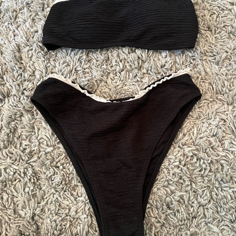 SHEIN Black Bikini Set